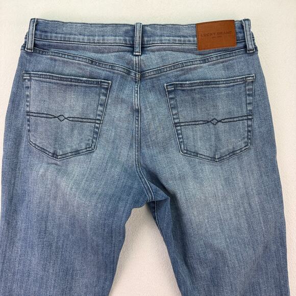 Lucky Brand Men's Easy Rider Boot Cut Light Wash Denim Jeans Size 34x32 - Picture 9 of 14